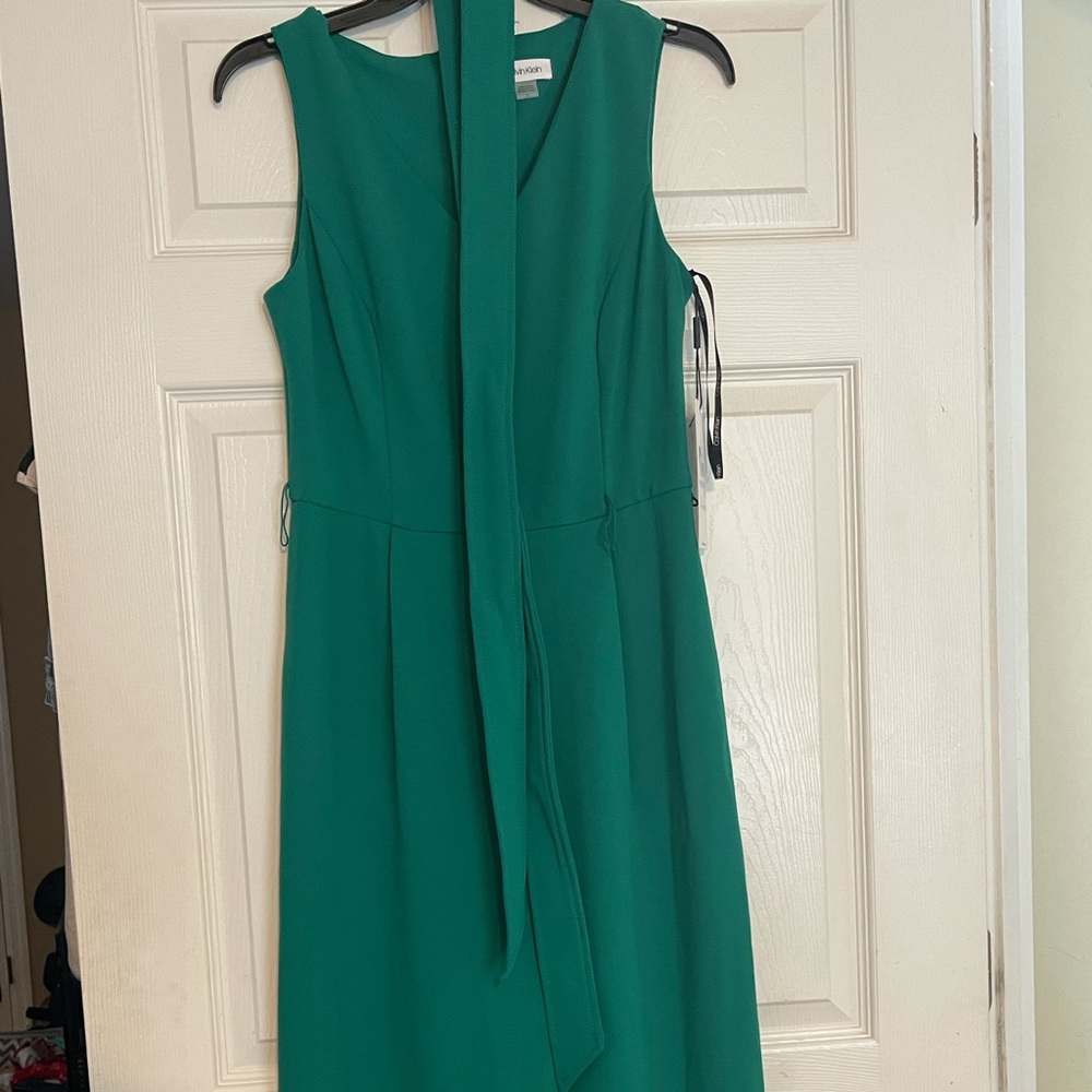 Calvin Klein Green Jumpsuit with Belt